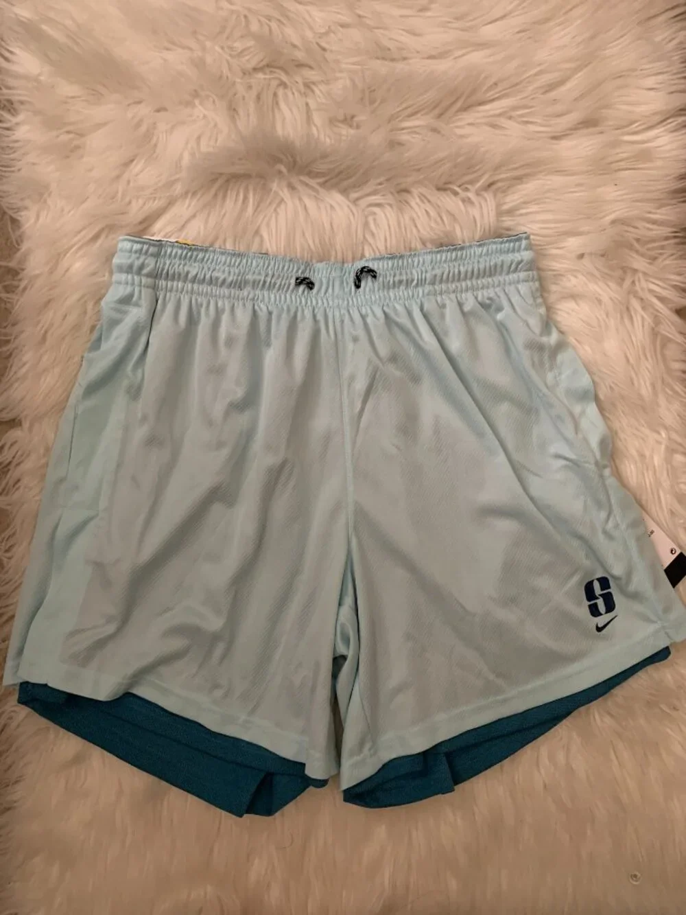 NIKE x SABRINA IONESCU Reversible Shorts in Riftblue/Glacier Blue Sz MEDIUM